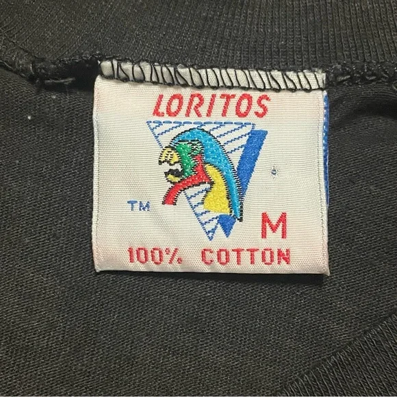 Vintage 70s Cancun Mexico Puff Paint Neon Tshirt Size Medium - Picture 5 of 5